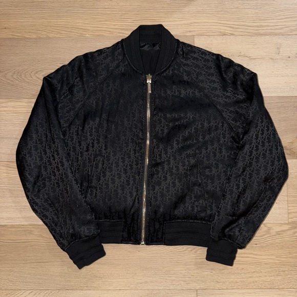 Dior Other - Dior 2021 Oblique Monogram Print Black Reversible Full Zip Jacket